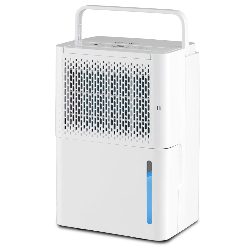 12L/Day Dehumidifier with Continuous Drying Auto Mode and 24H Timer