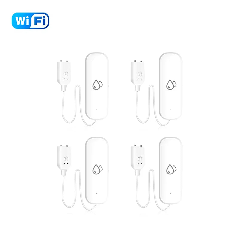 Tuya Wifi Water Sensor Leakage Alarm Flood Leak Detector Smart Home APP Remote Control Smart Home Security Protection