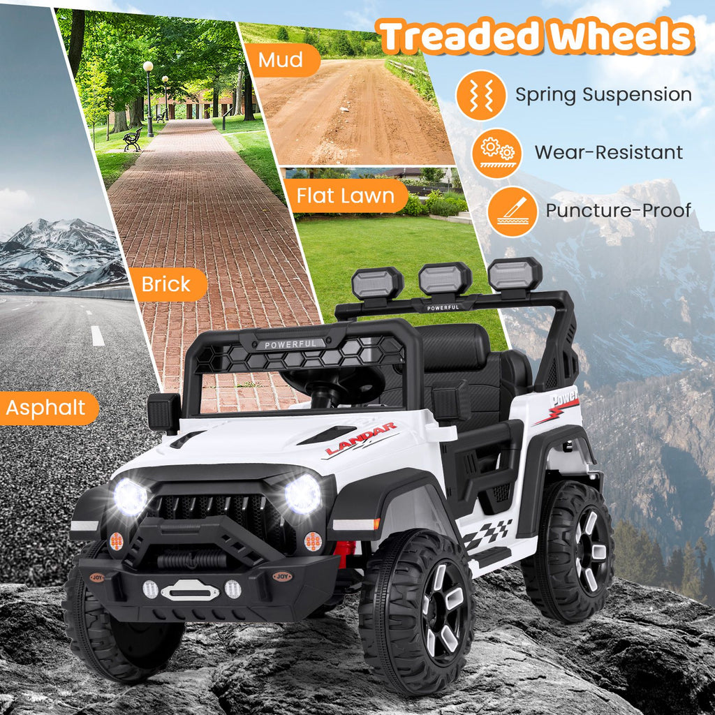 12V Kids Ride on Truck with Remote Control and Wireless Connection