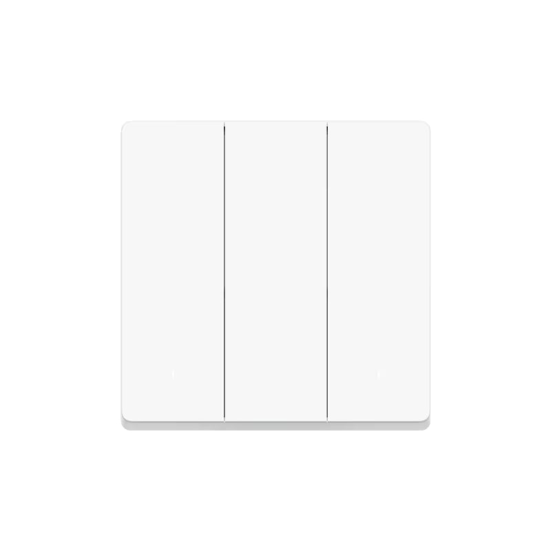 Xiaomi Smart Wall Switch Single Double Triple Key Dual Control Live&Neutral Line Work for Smart Light Mi Home App