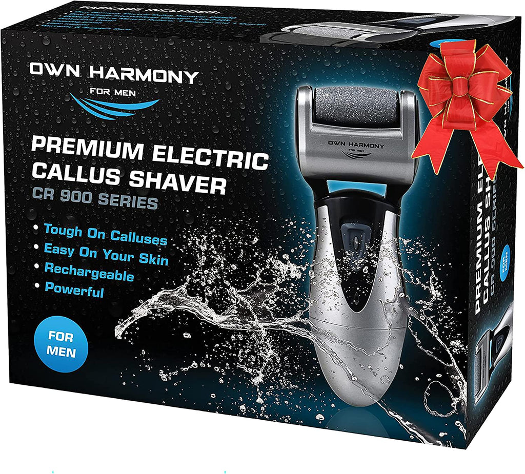 Electric Hard Skin Remover for Men by : Usa'S Best Rated Callus Remover- Rechargeable Pedicure Tools W 3 Coarse Rollers, Velvet-Smooth Foot Care Professional Spa Pedi Feet File (USB Cord)