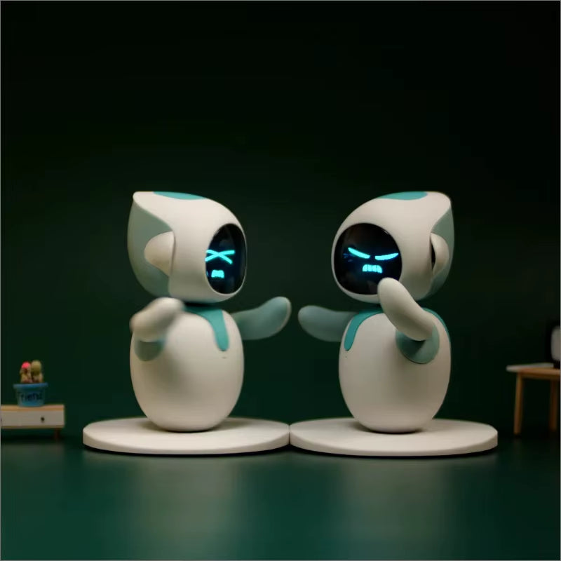 Duo Pack Eilik Smart Robot AI Artificial Intelligence Robots Accompany Lovely Children and Adults Desktop Ai Pets 2Pcs/Set