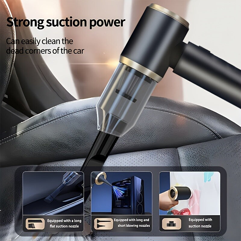 95000PA 4 IN1 Wireless Car Vacuum Cleaner Strong Suction Handheld Vacuum Home