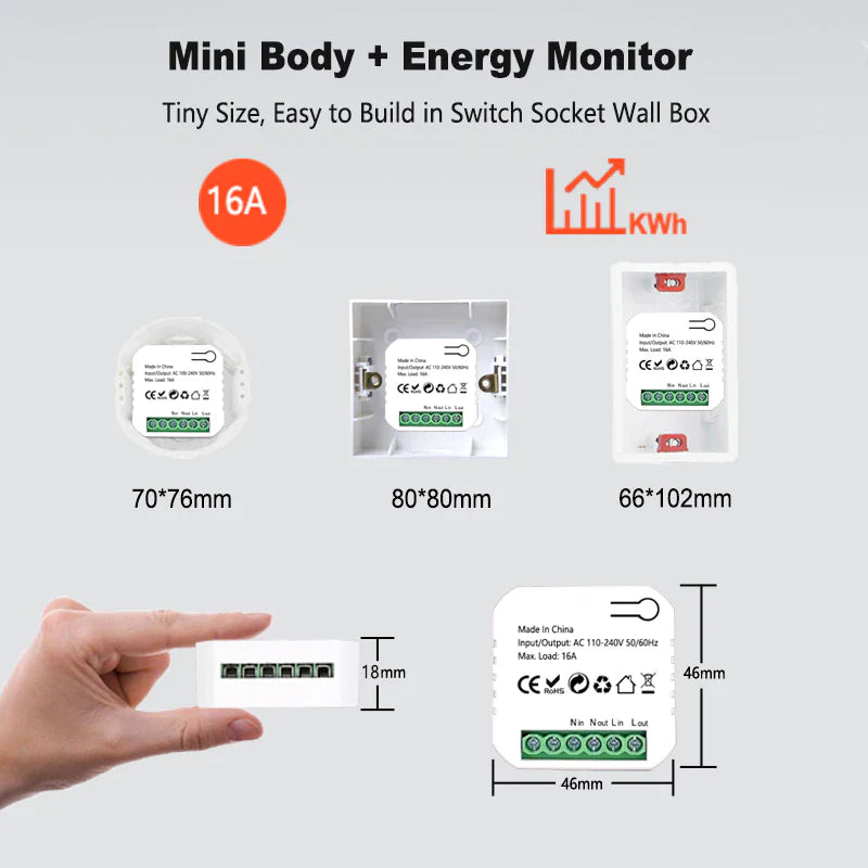 Tuya Smart Zigbee Socket Switch Module Kwh Meter Energy Monitor Timer 16A Overload Protect Support Google Home Alexa Zigbee2Mqtt
