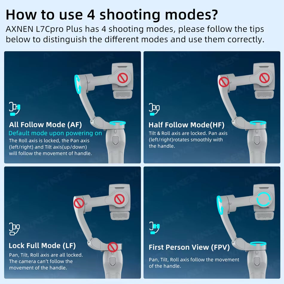 AI Smartphone Gimbal 3-Axis Foldable Follow Focus Stabilizer with Ai-Module Tripod Stand for Tiktok Vlog Video Photography