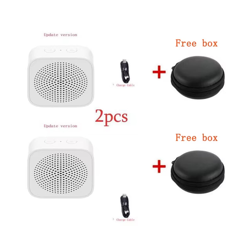 AI Portable Version Wireless Bluetooth-Compatible Speaker Smart Voice Control Handsfree Bass Speaker