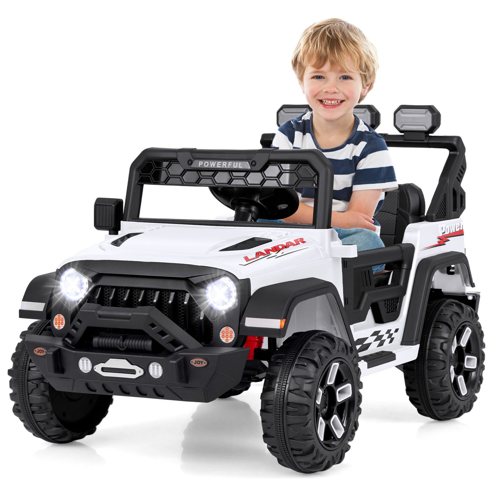 12V Kids Ride on Truck with Remote Control and Wireless Connection