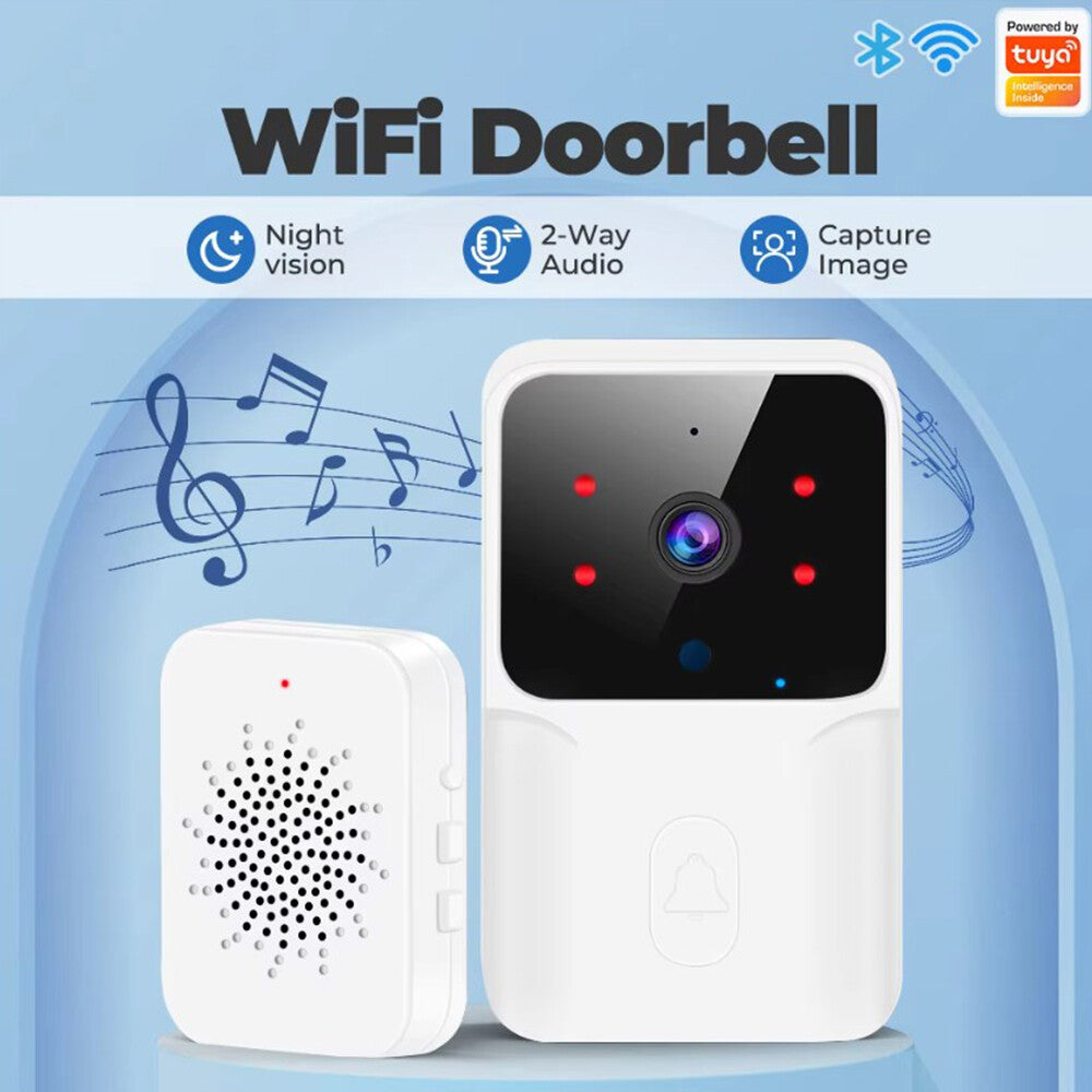Smart Wifi Wireless Video Doorbell Security Ring Phone Camera Door Bell Intercom