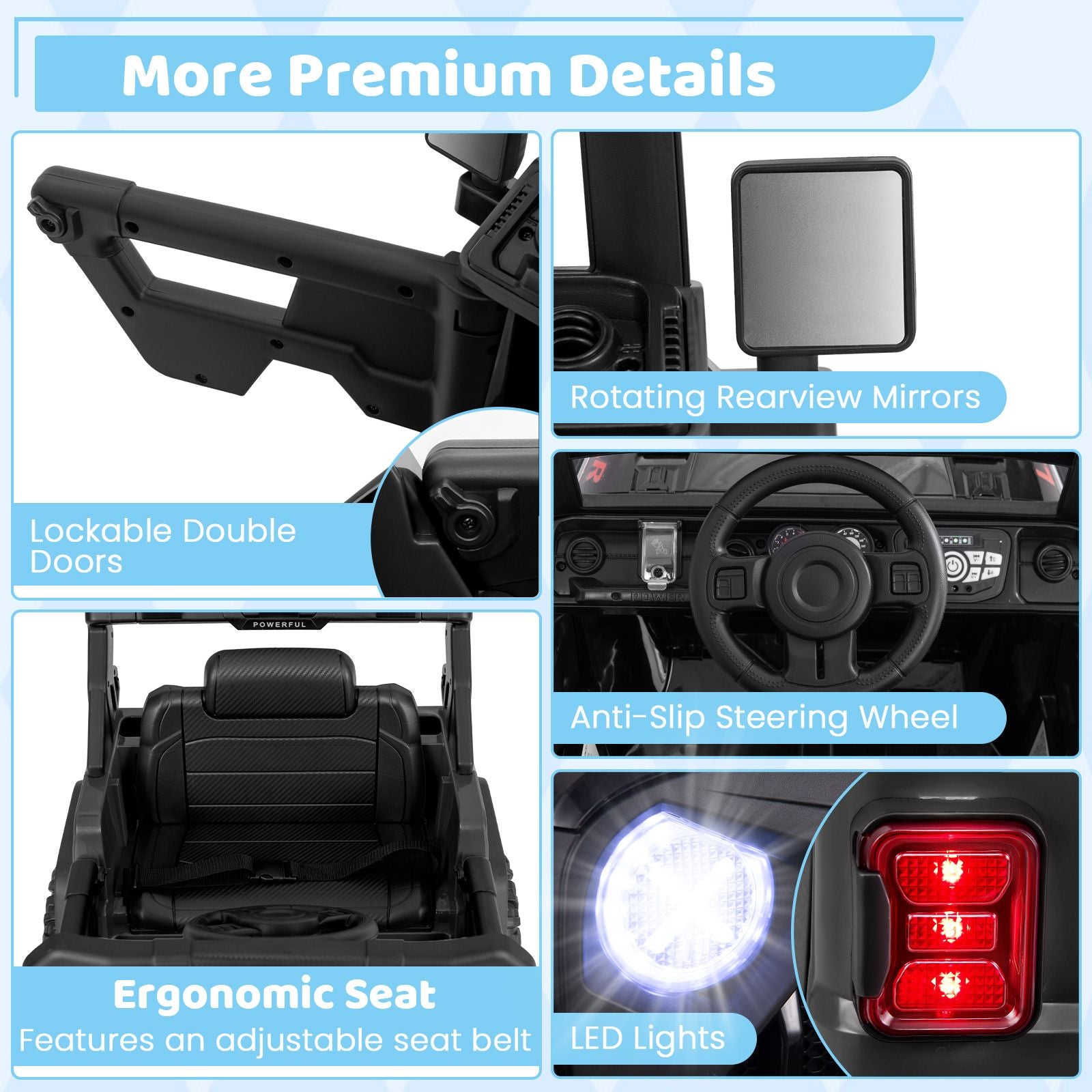 12V Kids Ride on Truck with Remote Control and Wireless Connection