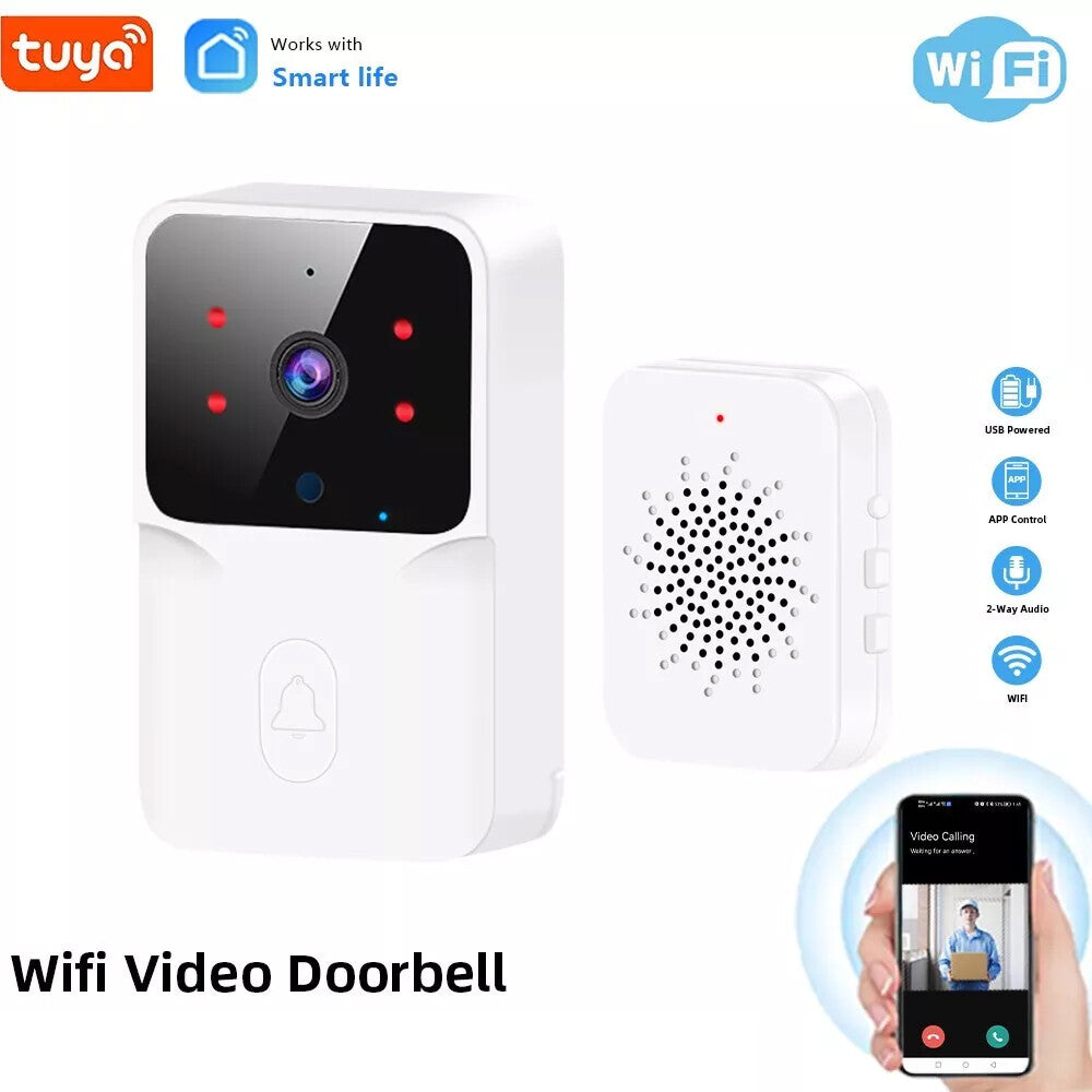 Smart Wifi Wireless Video Doorbell Security Ring Phone Camera Door Bell Intercom