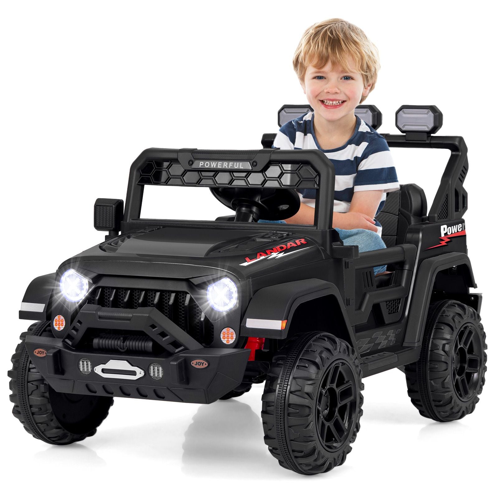 12V Kids Ride on Truck with Remote Control and Wireless Connection