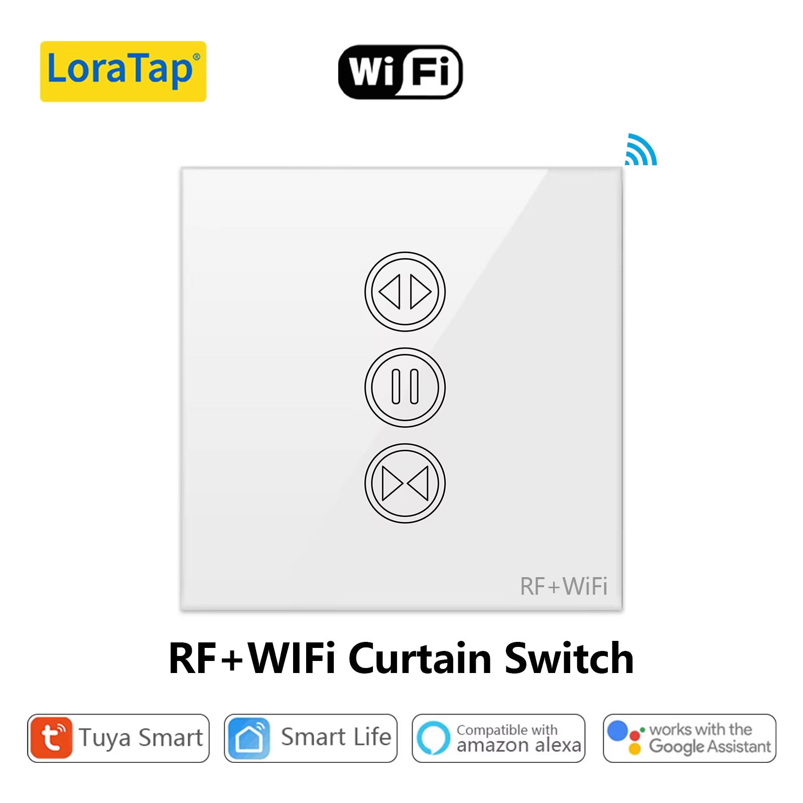 Tuya Smart Life RF Wifi Smart Curtain Blinds Roller Shutter Switch Google Home Alexa Echo Voice Control Smart Home App Timer