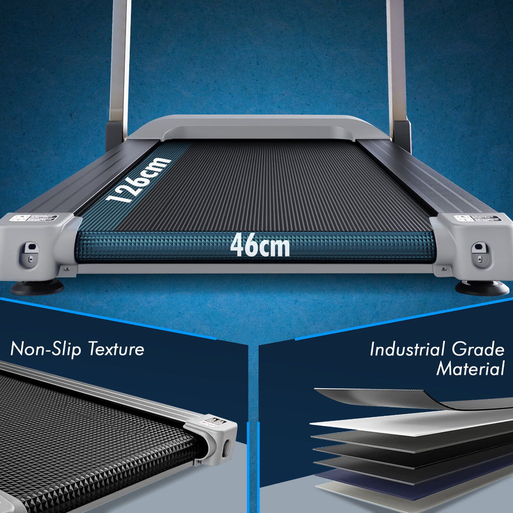 Treadmill Electric Motorized Massager & Incline Foldable Running Machine Home UK