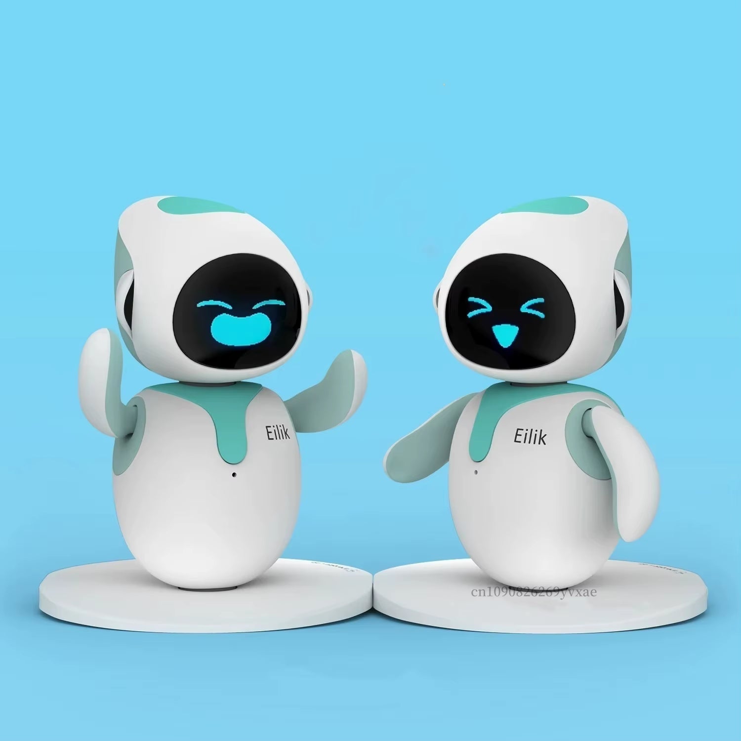 Duo Pack Eilik Smart Robot AI Artificial Intelligence Robots Accompany Lovely Children and Adults Desktop Ai Pets 2Pcs/Set