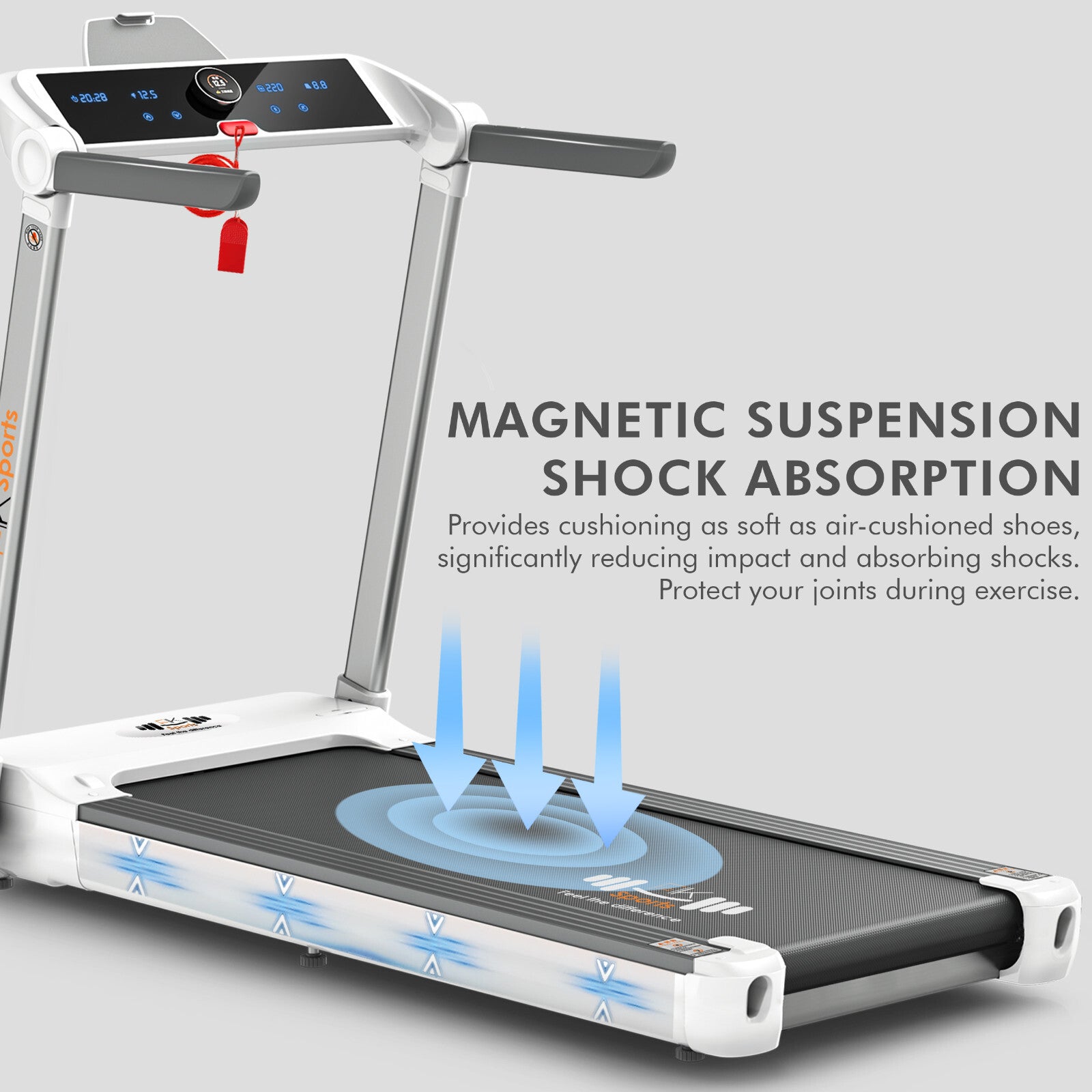 Treadmill Electric Motorized Massager & Incline Foldable Running Machine Home UK