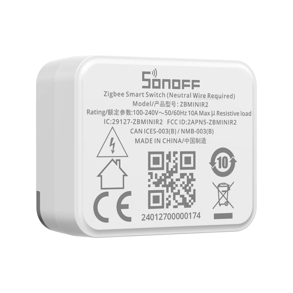 Zbminir2 Extreme Zigbee Smart Switch Smart Home DIY Switch Module Zbmini External Switch Control via Ewelink APP Alexa