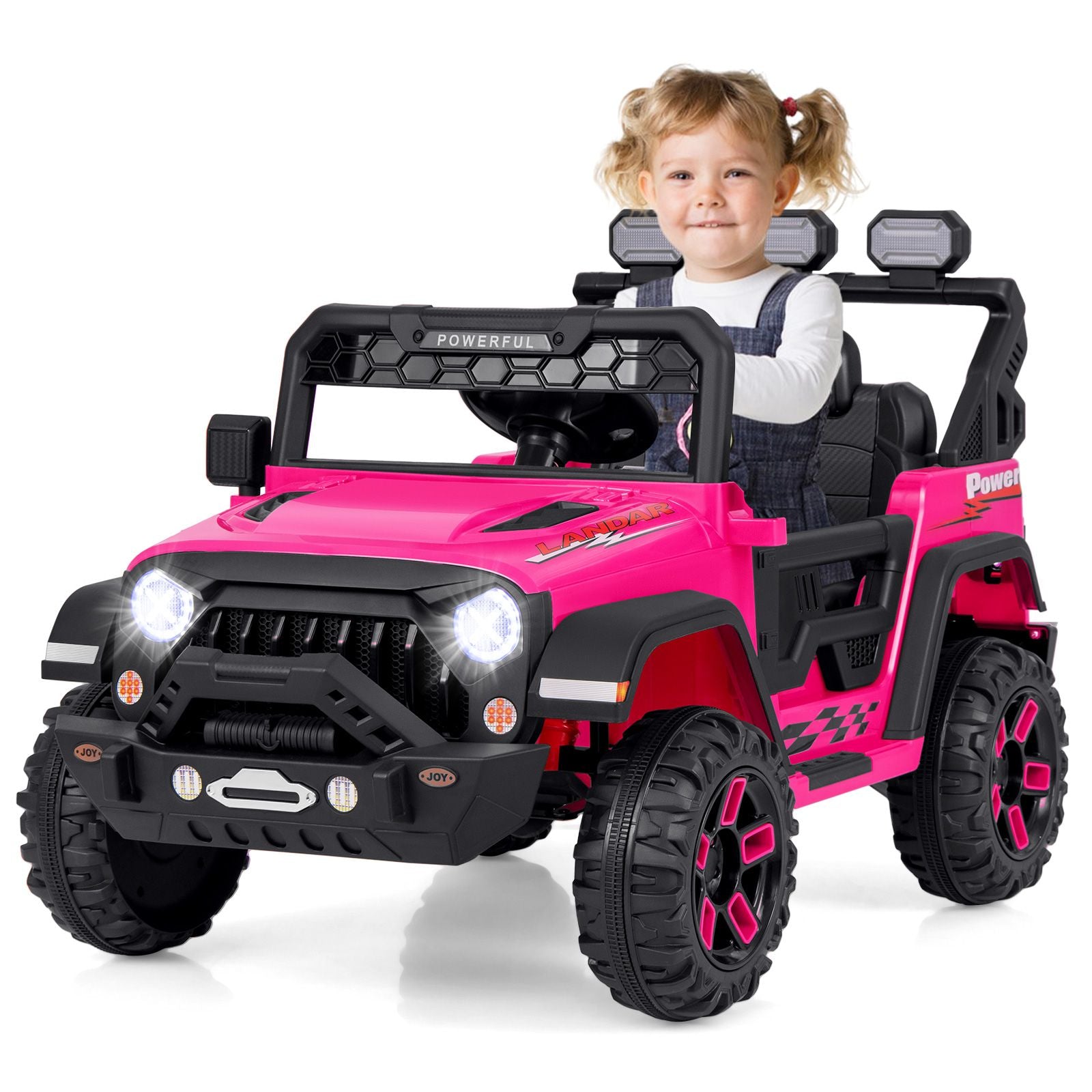 12V Kids Ride on Truck with Remote Control and Wireless Connection