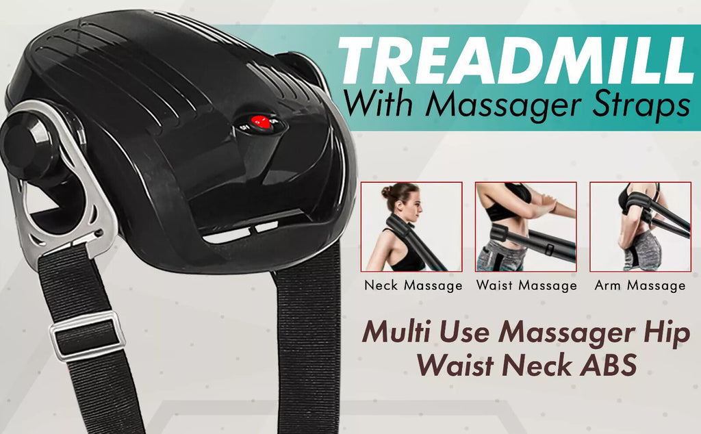 Treadmill Electric Motorized Massager & Incline Foldable Running Machine Home UK